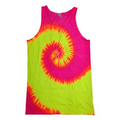 Colortone Fluorescent Swirl Adult Tank Top